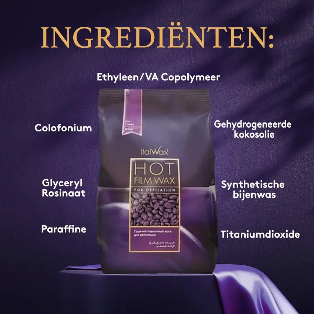 Italwax Film Wax Plum 2kg - Professionele Harswax