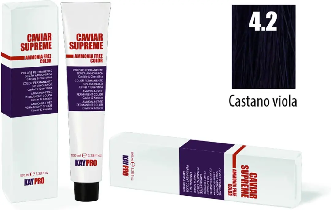 KayPro Caviar Supreme 4.2 Permanent Haarkleuring 100ml - Bruin