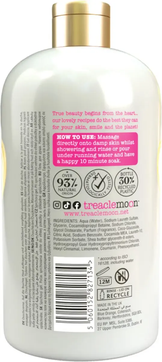 Treaclemoon Bad & Douchegel Creamy Shea - 500ml