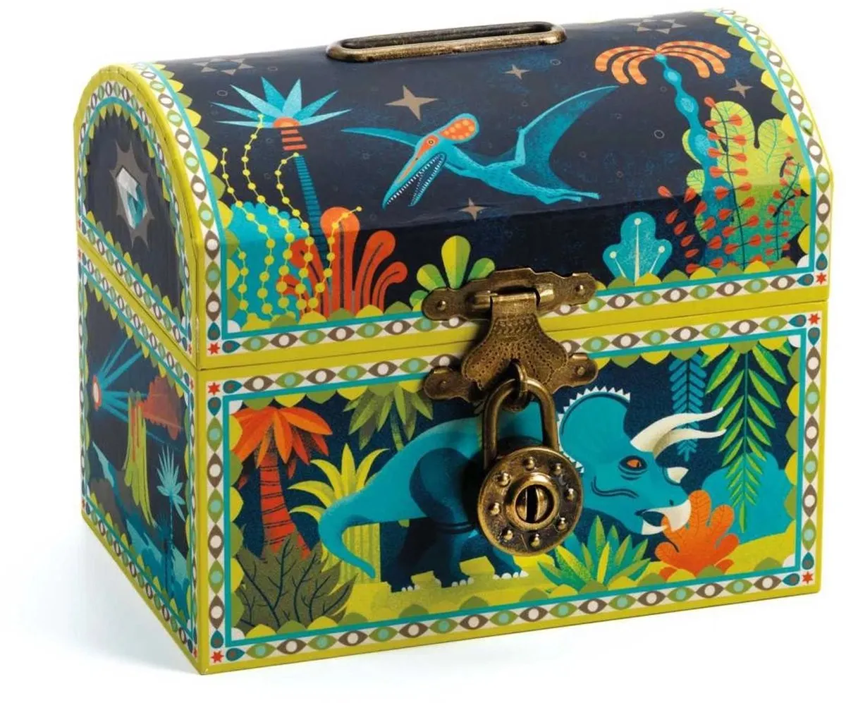 Djeco Spaarpot Dinosaurus DD03333 - Multicolor