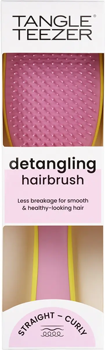 Tangle Teezer Ultimate Detangler Hyper Yellow - Zwart