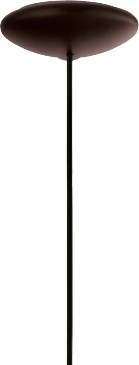 Eglo Obregon Hanglamp - 1 Licht - Ø350mm - Bruin/Creme/Eik