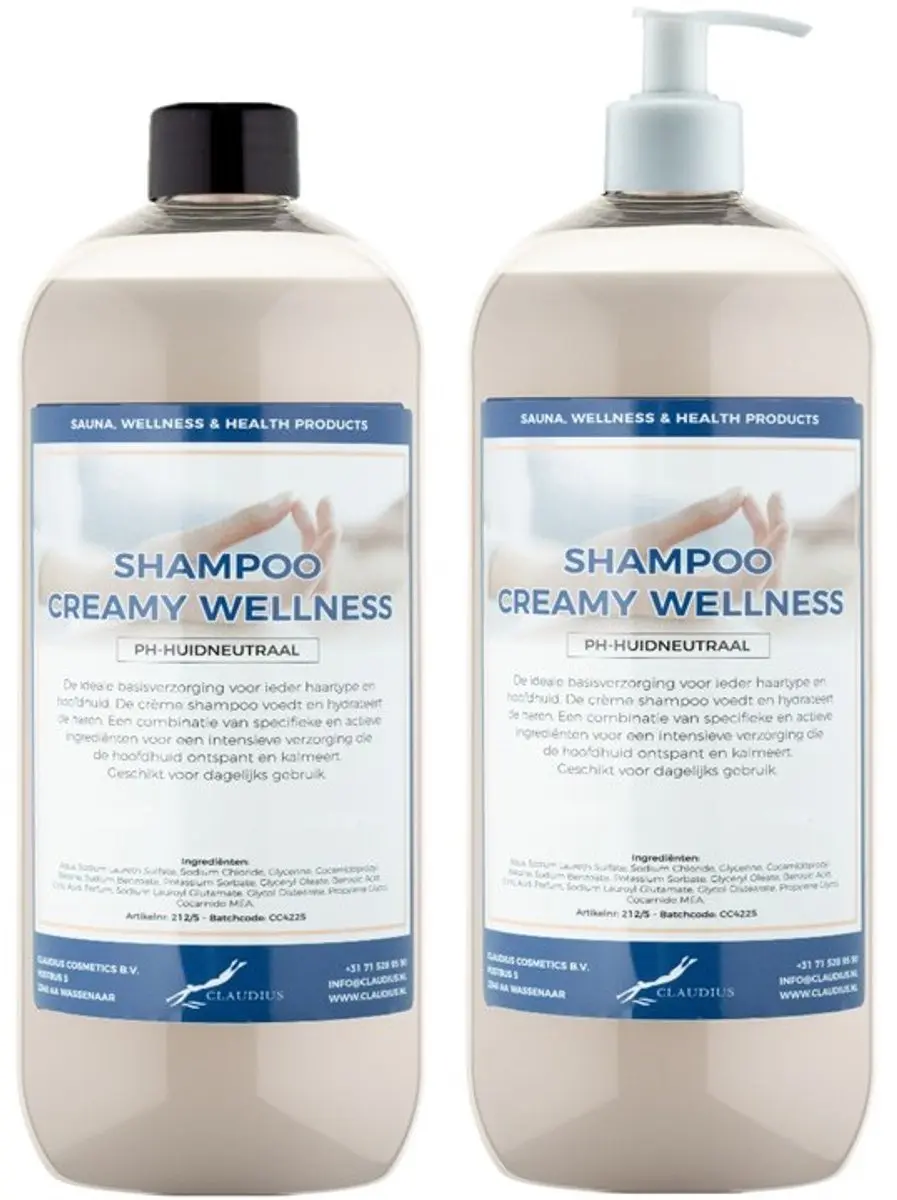 Splashbox Cosmetics Shampoo Creamy Wellness 2x1L