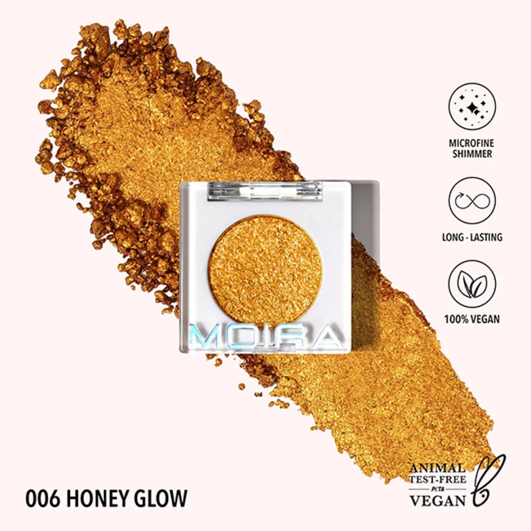 Moira Chroma Light Shadow 06 Honey Glow Oogschaduw - 1.4 g
