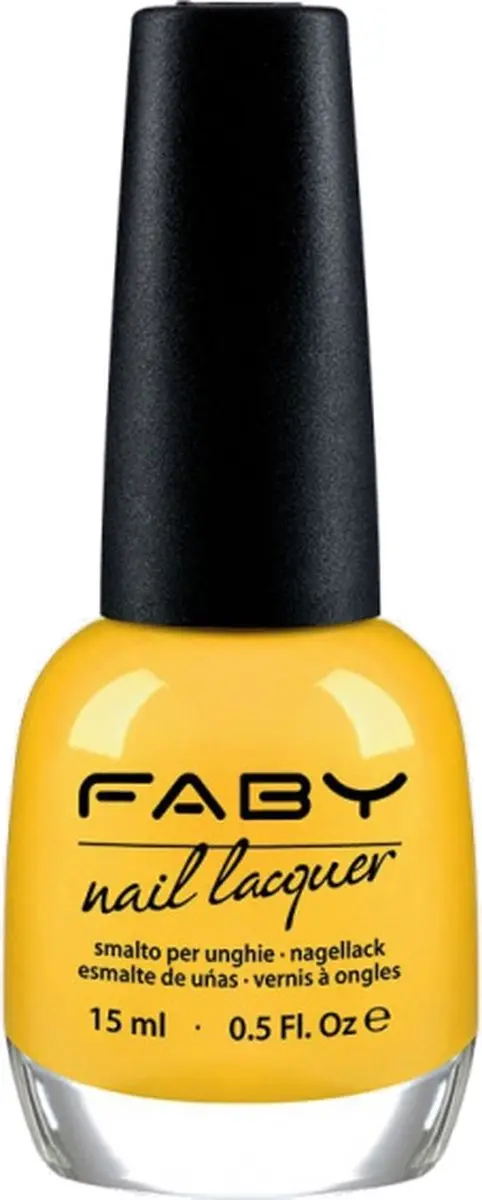 FABY Vegan Nagellak Geel - 15ml