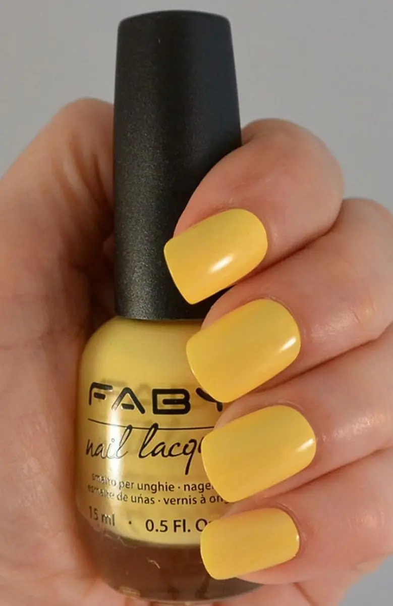 FABY Vegan Nagellak Geel - 15ml