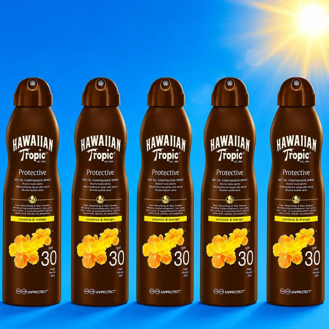 Hawaiian Tropic Island Glow Dry Oil Spray SPF 30