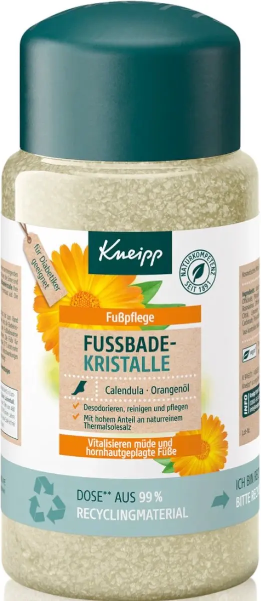 Kneipp Voetenbadzout Calendula & Sinaasappelolie 600g