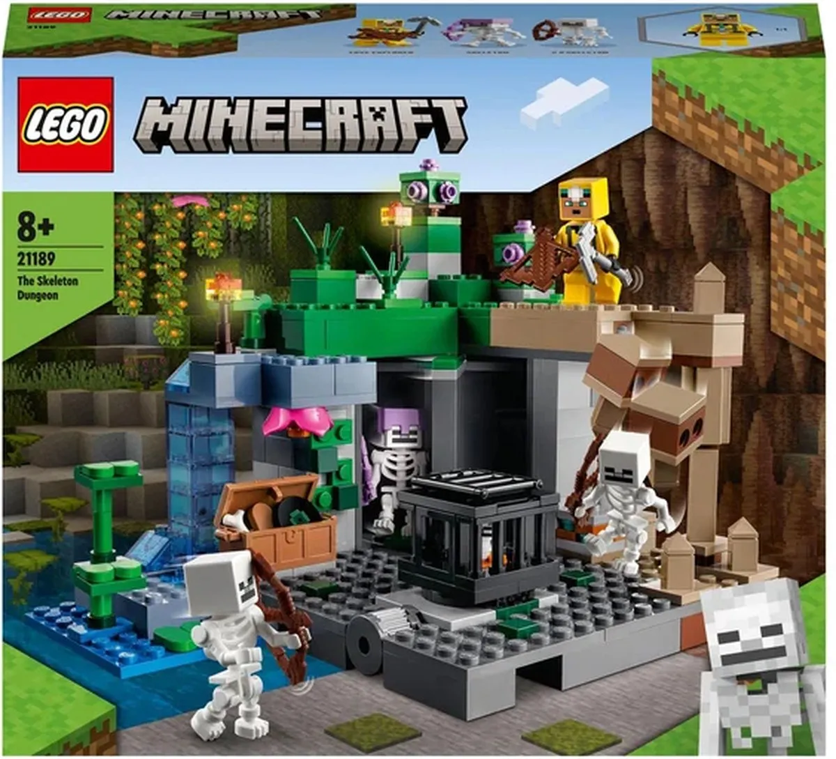 LEGO Minecraft De Skeletkerker 21189 - Meerkleurig