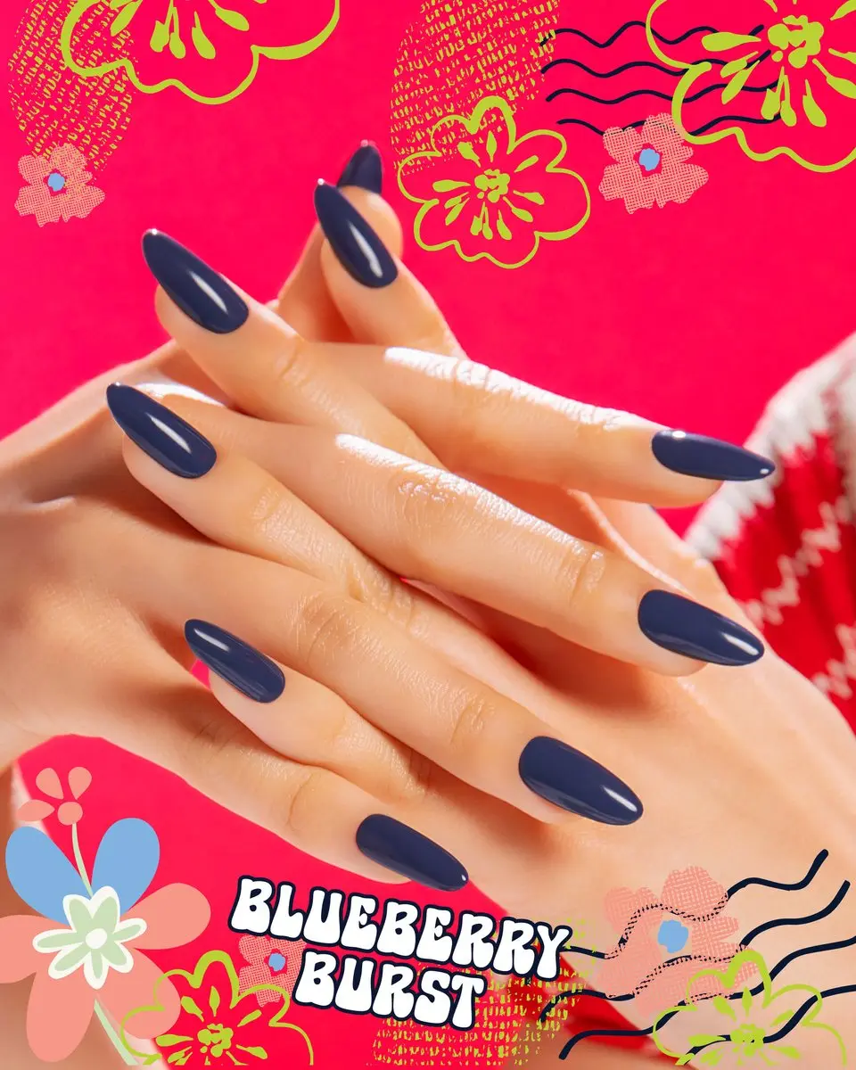 Artistic Nail Design Colour Revolution BLUEBERRY BUST - 15ml - Blauwgrijs