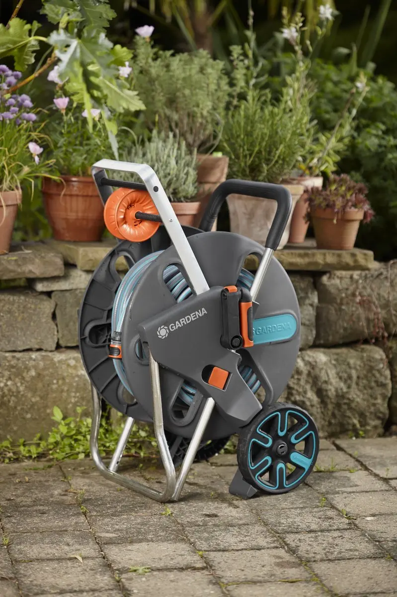 Gardena CleverRoll L Easy Set Slangenwagen 50m - Antraciet