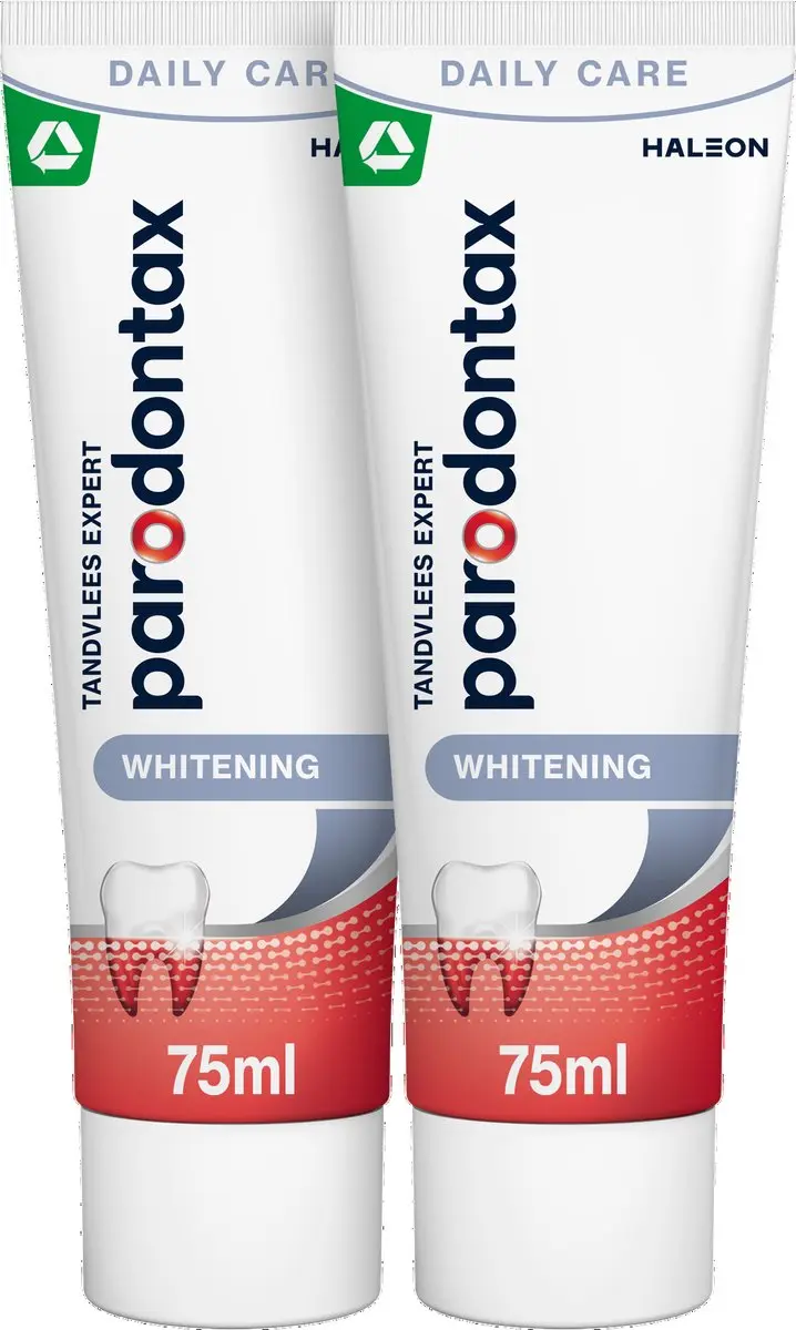 Parodontax Whitening Tandpasta - 2x75ml - Muntsmaak