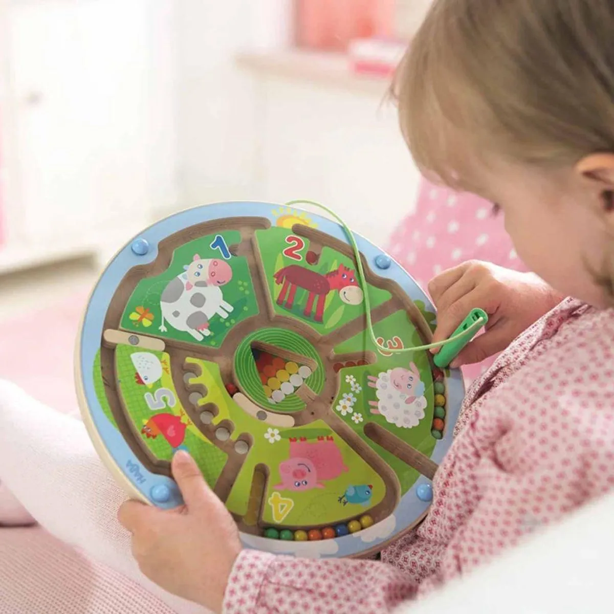 Haba Magneetspel Getallenlabyrint 417293 - Multicolor - afbeelding 6 van 6