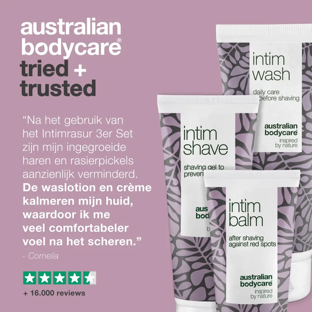 Australian Bodycare Intim Wash & Shave & Aftershave Balsem - 400ml (3x)