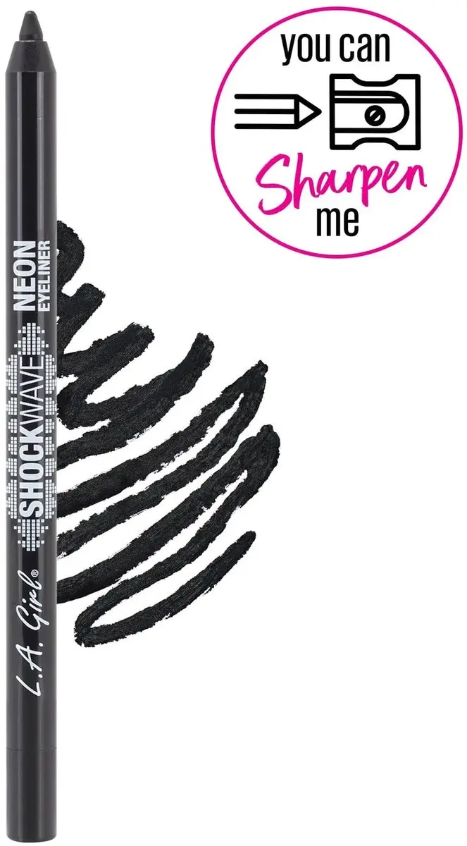 L.A. Girl Shockwave Neon Liner Blackout - 6g