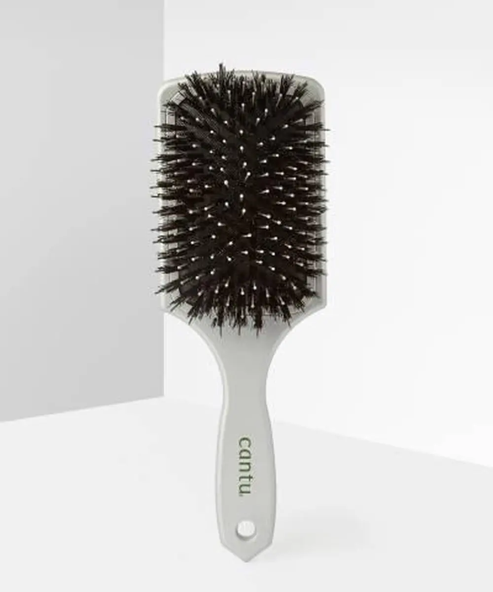 Cantu Smooth Thick Hair Paddle Brush - Grijs