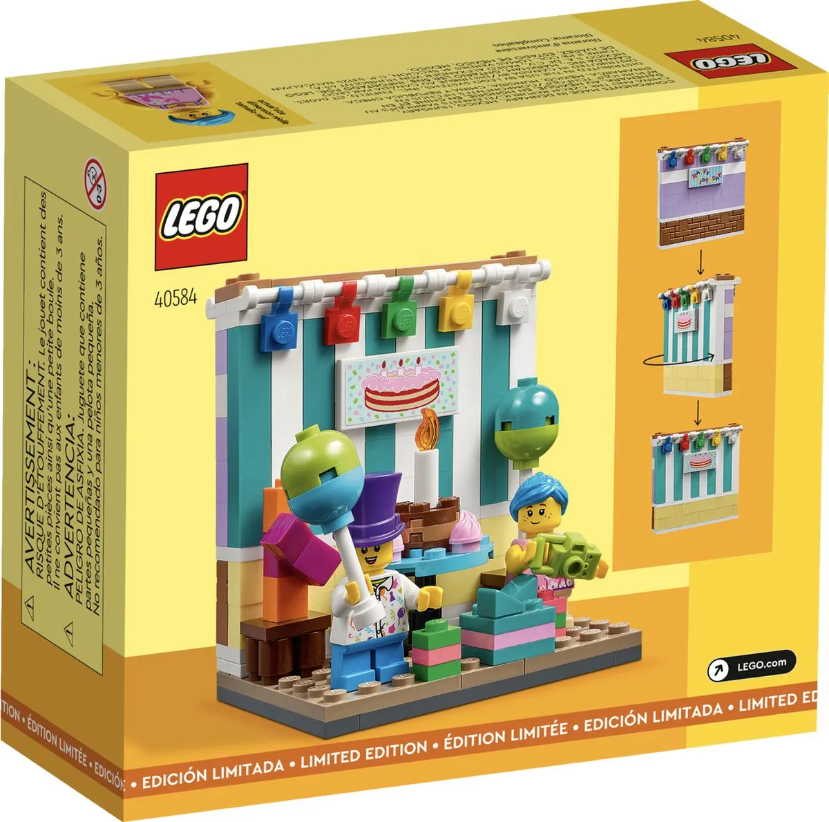 LEGO Verjaardags Diorama 40584 - 2 Minifiguren