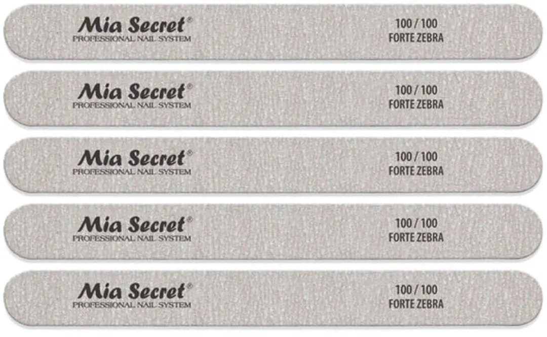 Mia Secret Forte Zebra Nagelvijl 100/100 Roze