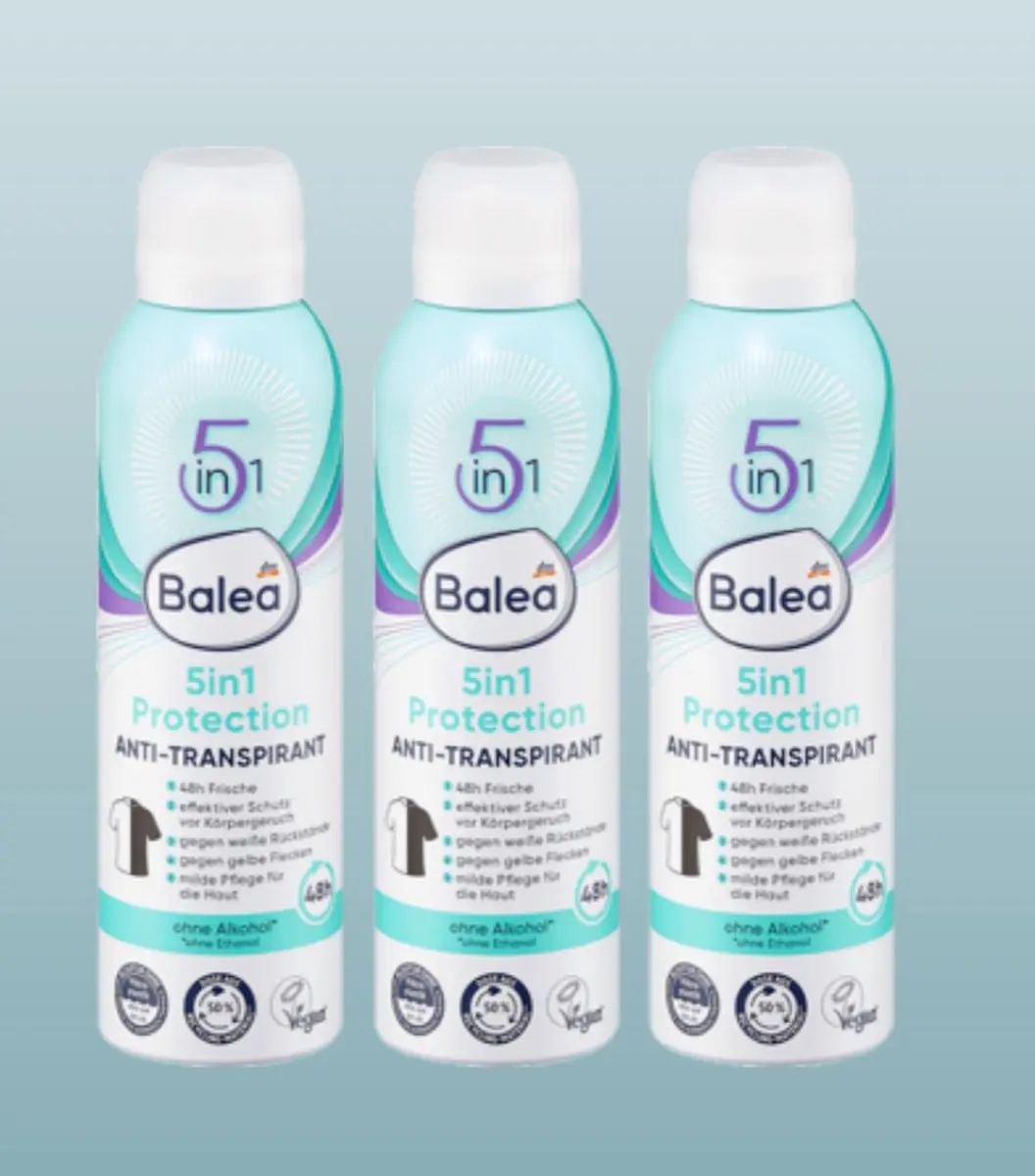 Balea Antitranspirant Deodorant 5in1 3x200ml