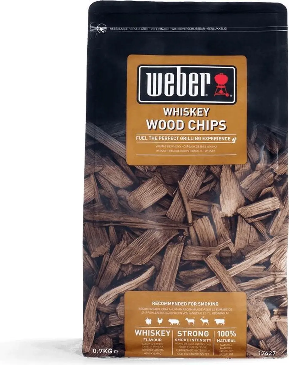 Weber Whiskey Smoking Wood Box - 1 Stuk
