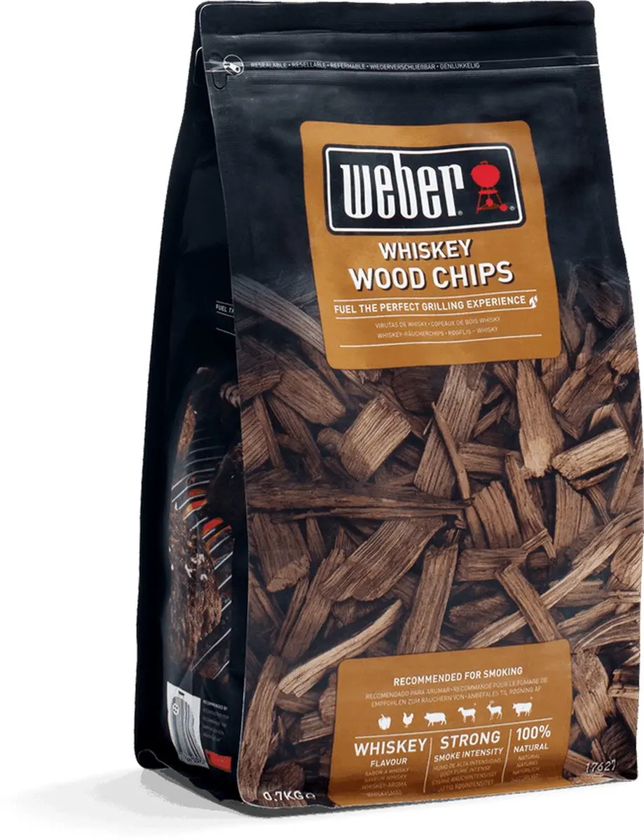 Weber Whiskey Smoking Wood Box - 1 Stuk