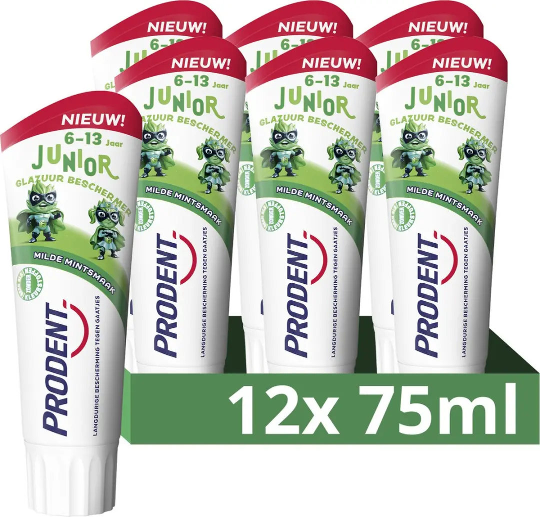 Prodent Junior Tandpasta Glazuur Beschermer 12x75ml