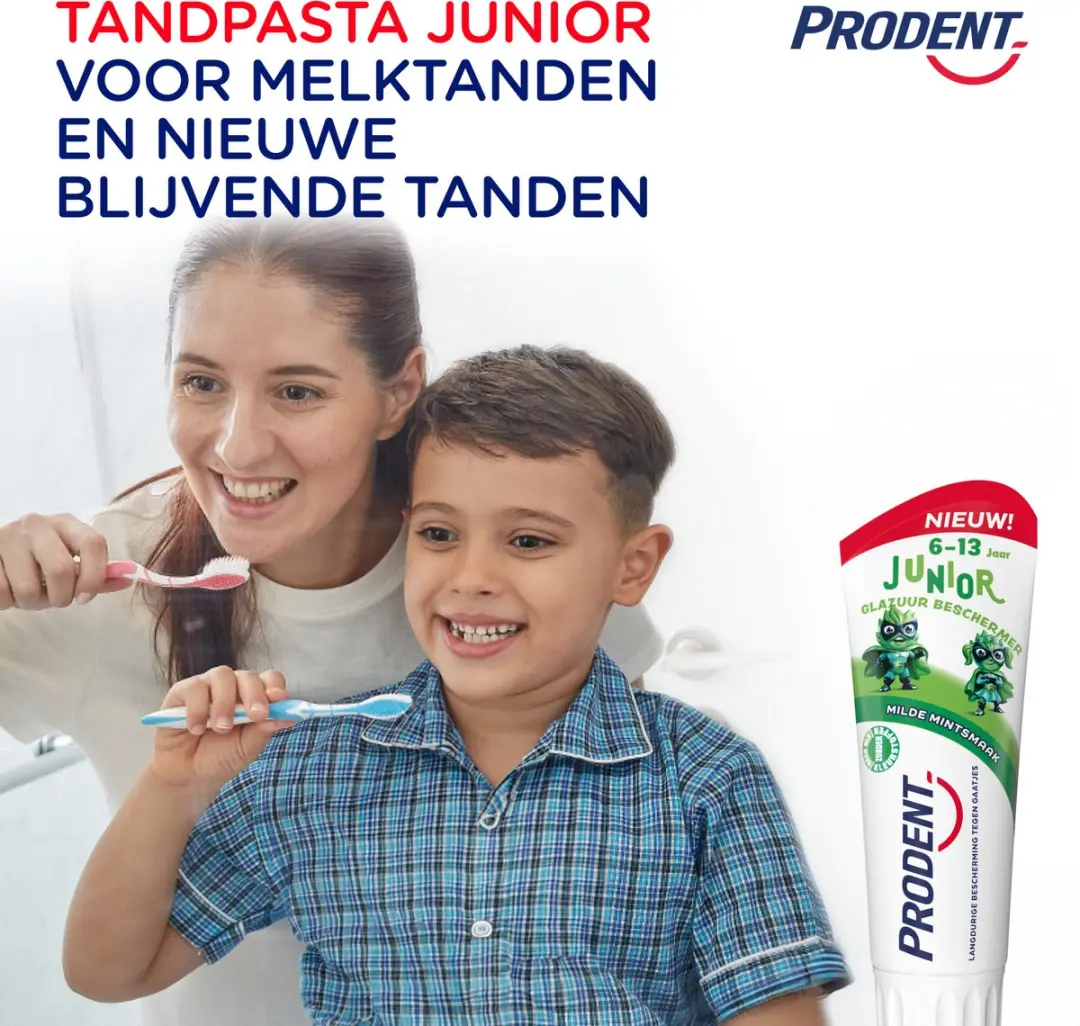 Prodent Junior Tandpasta Glazuur Beschermer 12x75ml