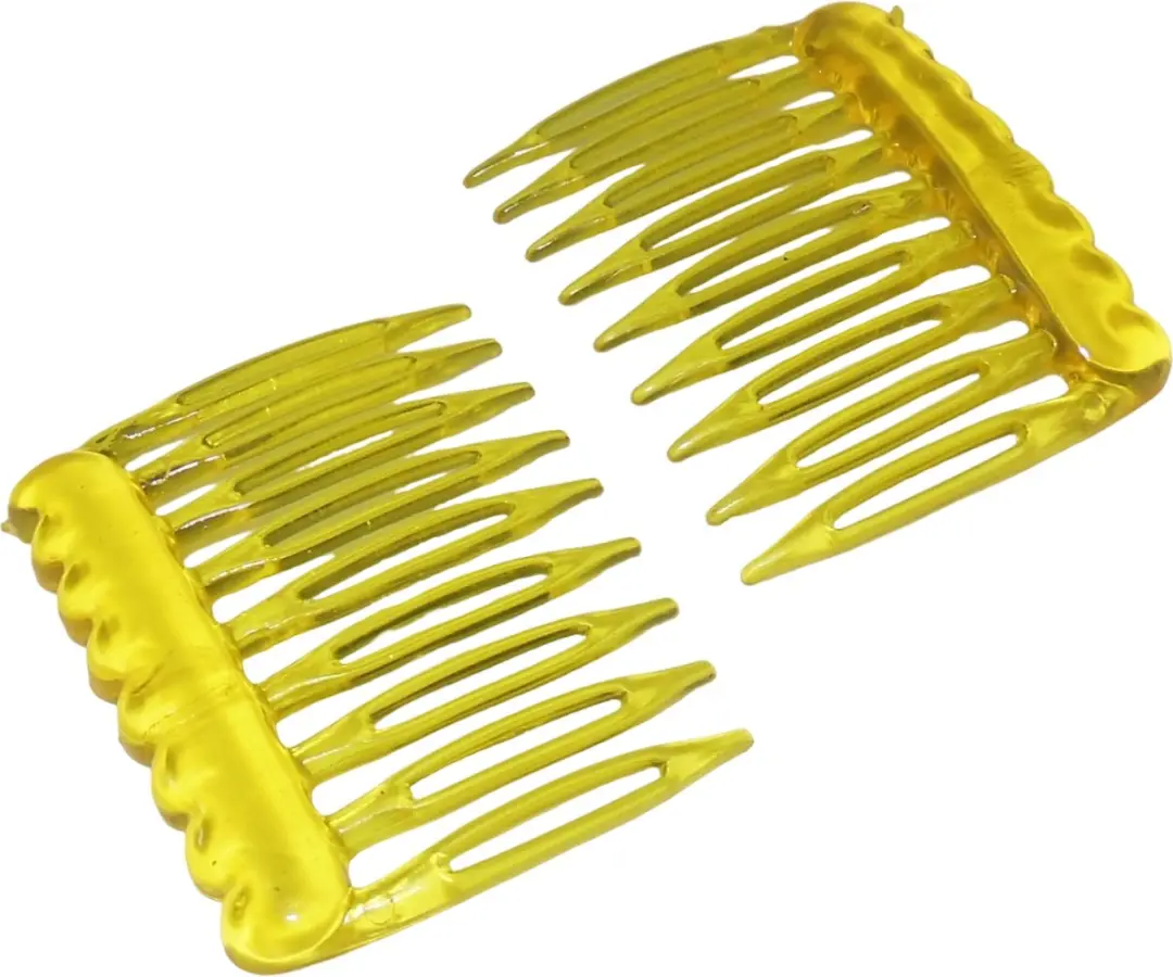 Hairmode Haarkam-Zijkam Transparant Geel