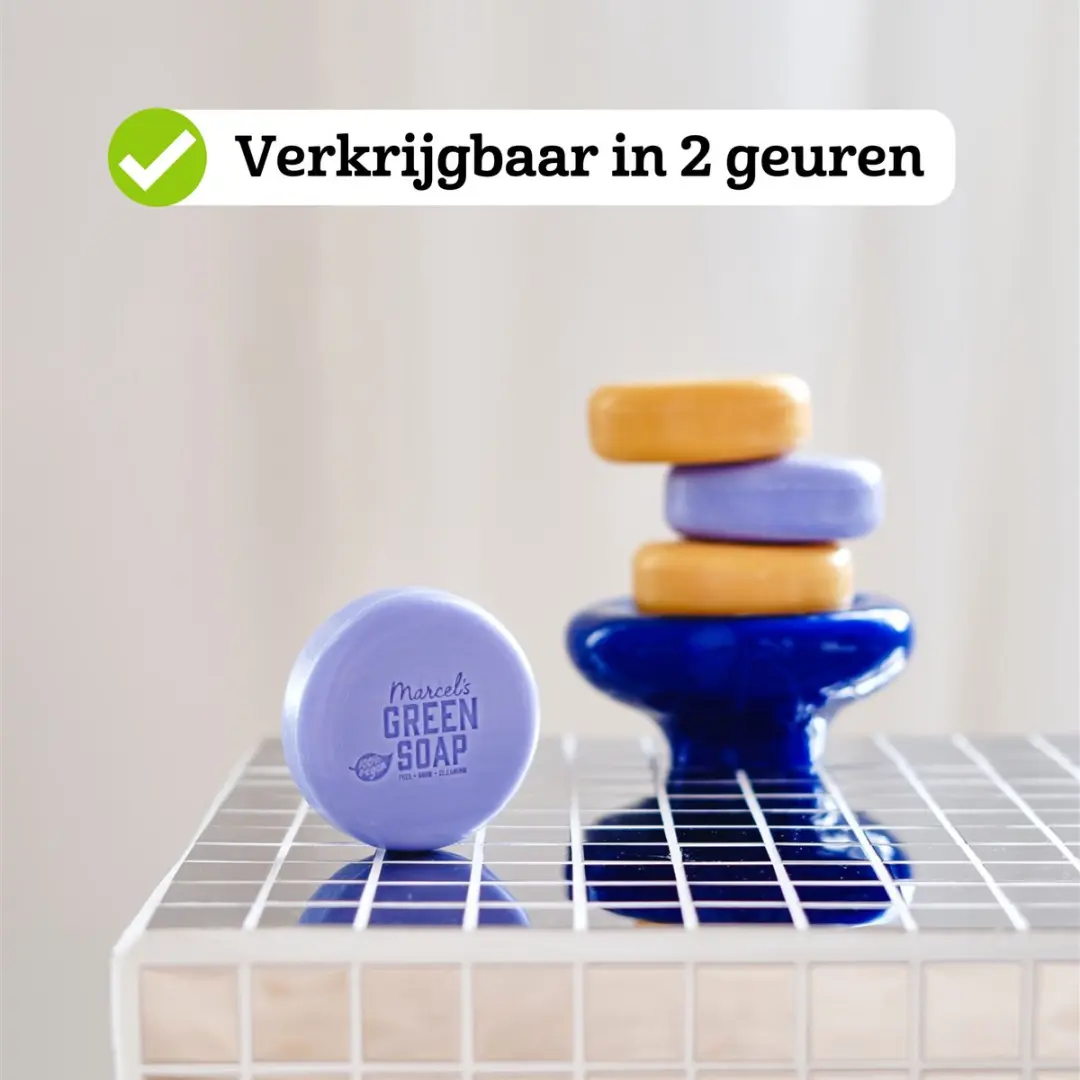 Marcel's Green Soap Handzeep Bar Lavendel & Rozemarijn - 6x90g - afbeelding 6 van 6