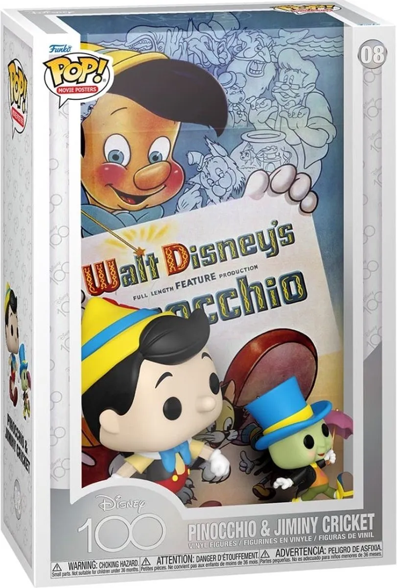 Funko Pinocchio Disney Pop Movie Poster - Veelkleurig