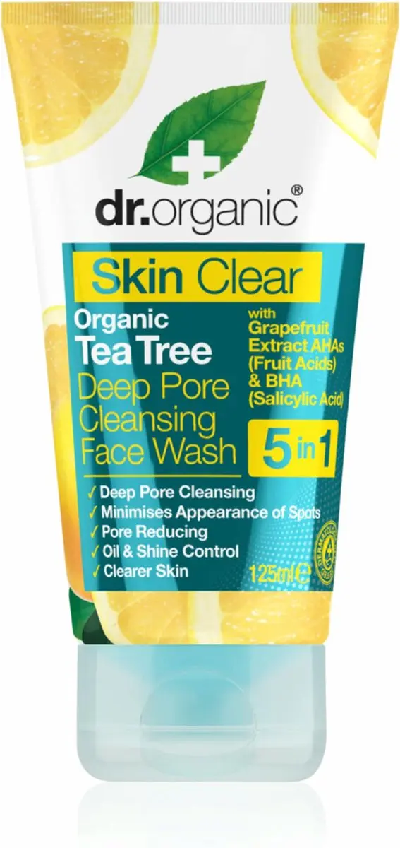 Dr. Organic Skin Clear Face Wash 125ml