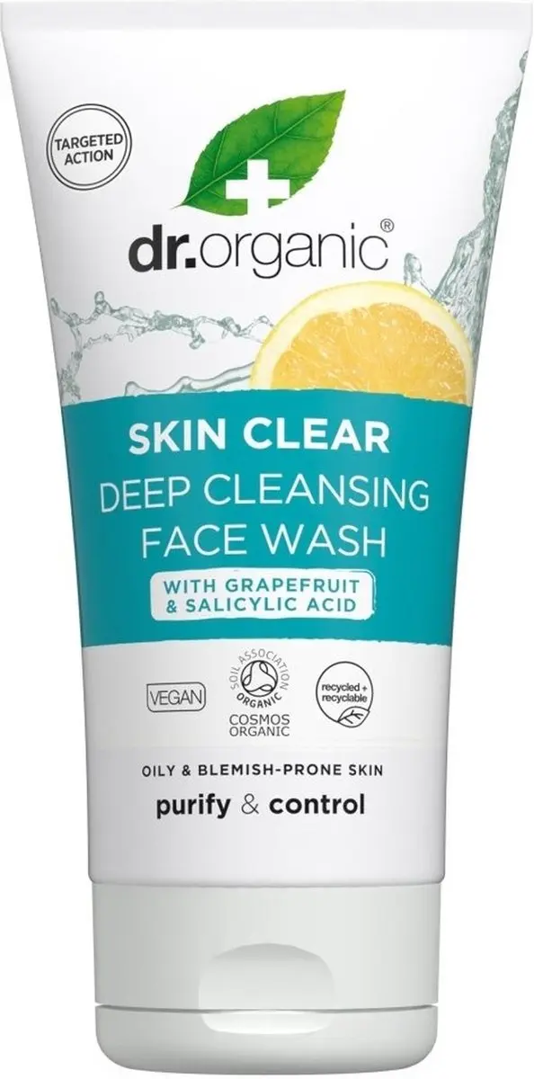 Dr. Organic Skin Clear Face Wash 125ml