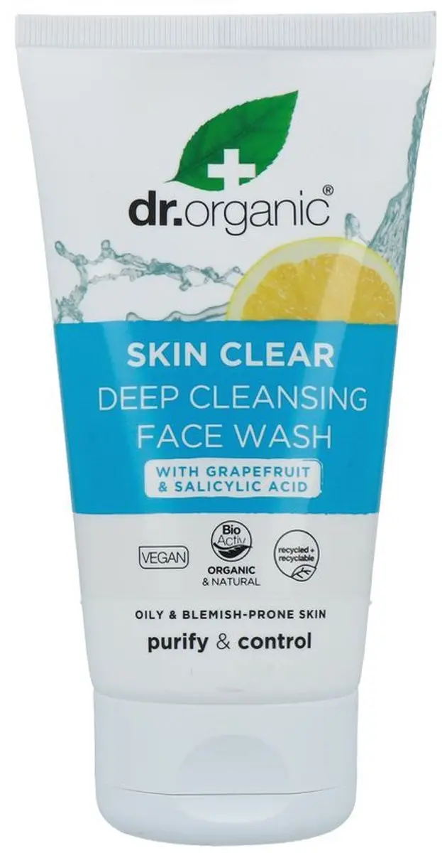 Dr. Organic Skin Clear Face Wash 125ml - afbeelding 6 van 6
