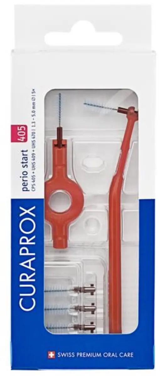 Curaprox Rager Perio Start 5,00mm - 5 Stuks - Rood