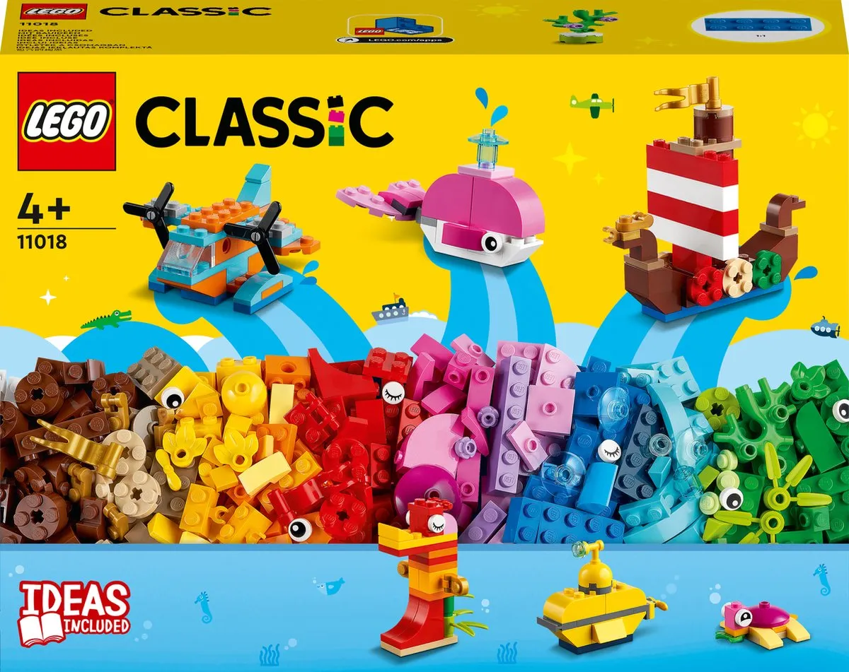 LEGO Classic Creatief Zeeplezier 11018 - 333 Stukken
