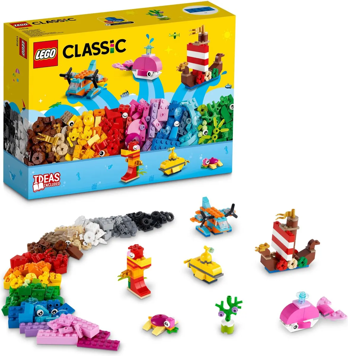 LEGO Classic Creatief Zeeplezier 11018 - 333 Stukken