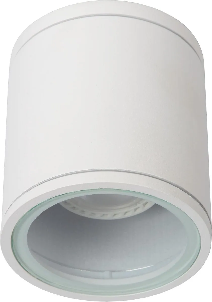 Lucide AVEN Plafondspot GU10 Ø9cm IP65 - Wit