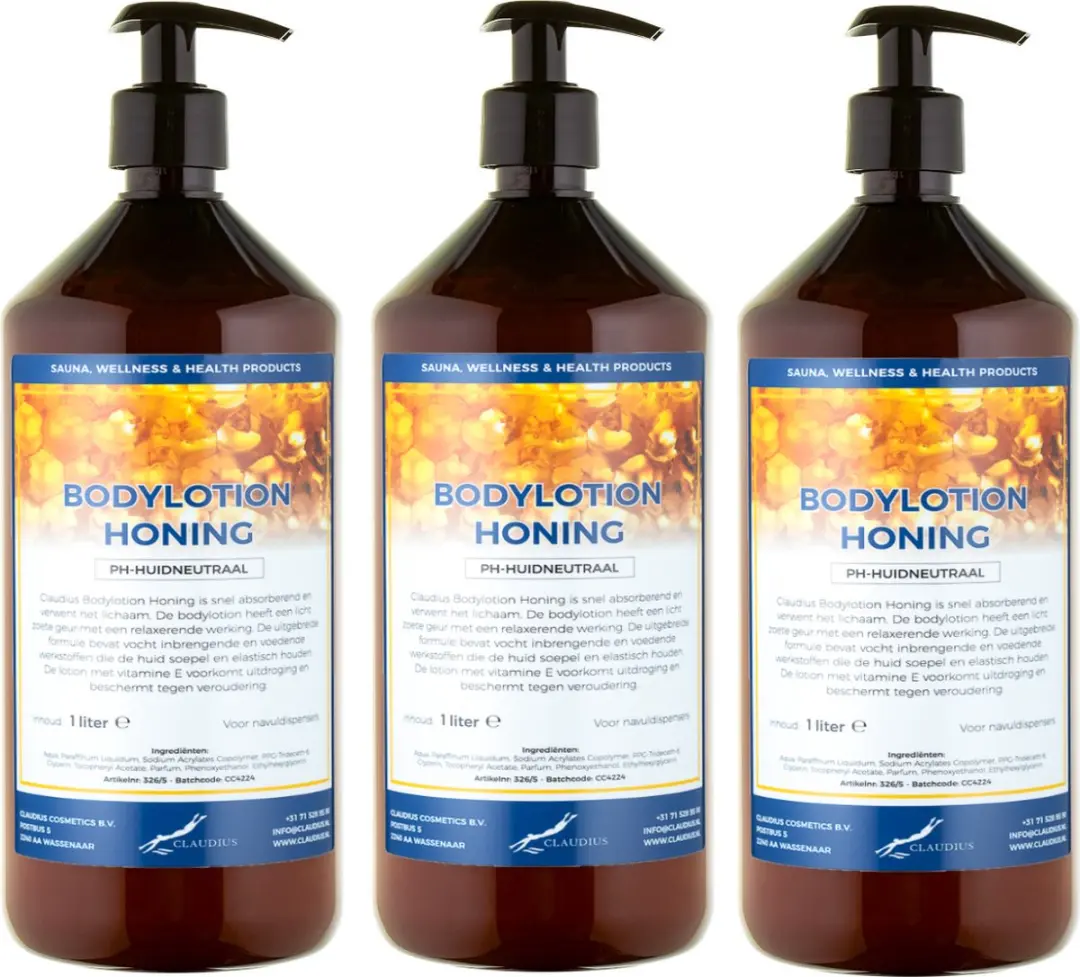 Splashbox Cosmetics Honing Bodylotion 3L - 3 Stuks
