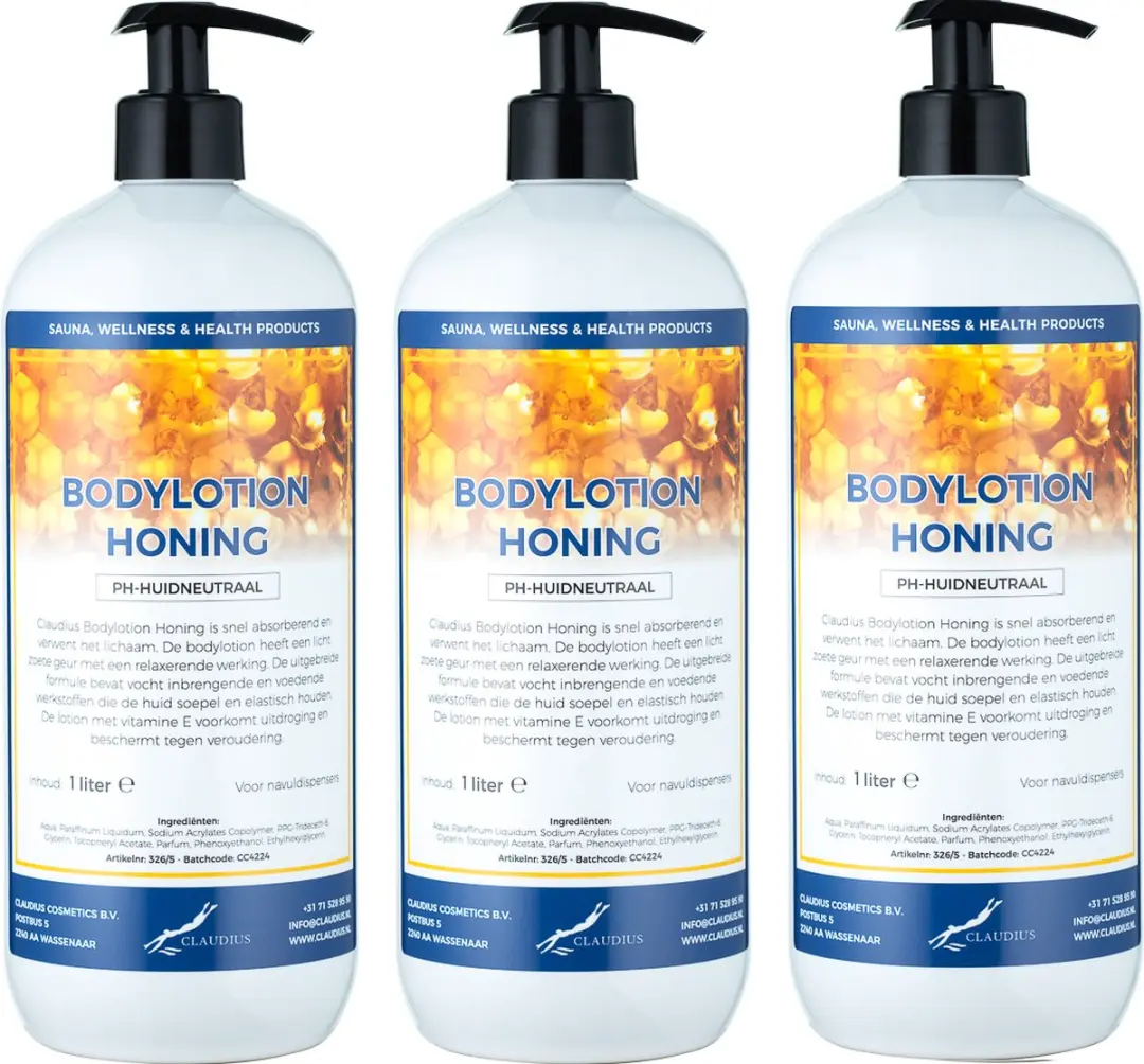 Splashbox Cosmetics Honing Bodylotion 3L - 3 Stuks