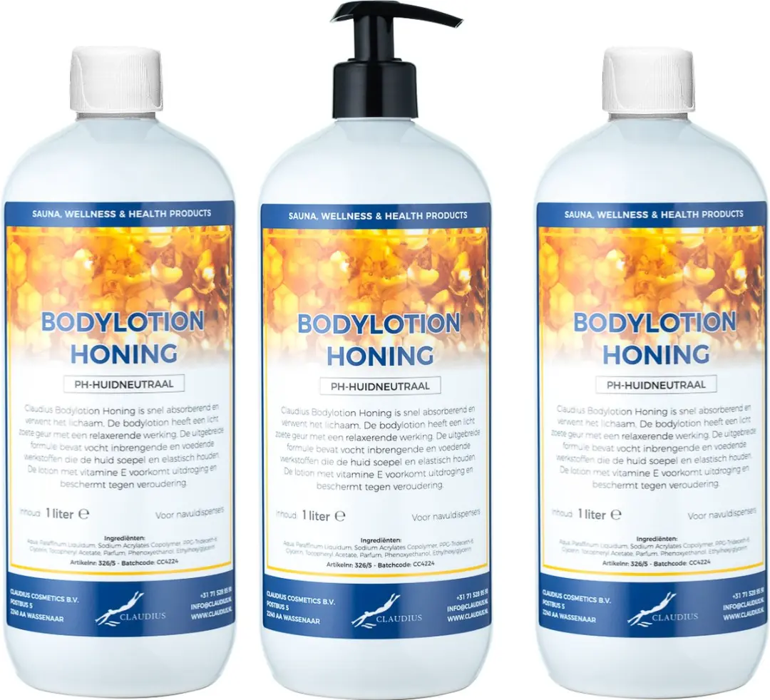 Splashbox Cosmetics Honing Bodylotion 3L - 3 Stuks