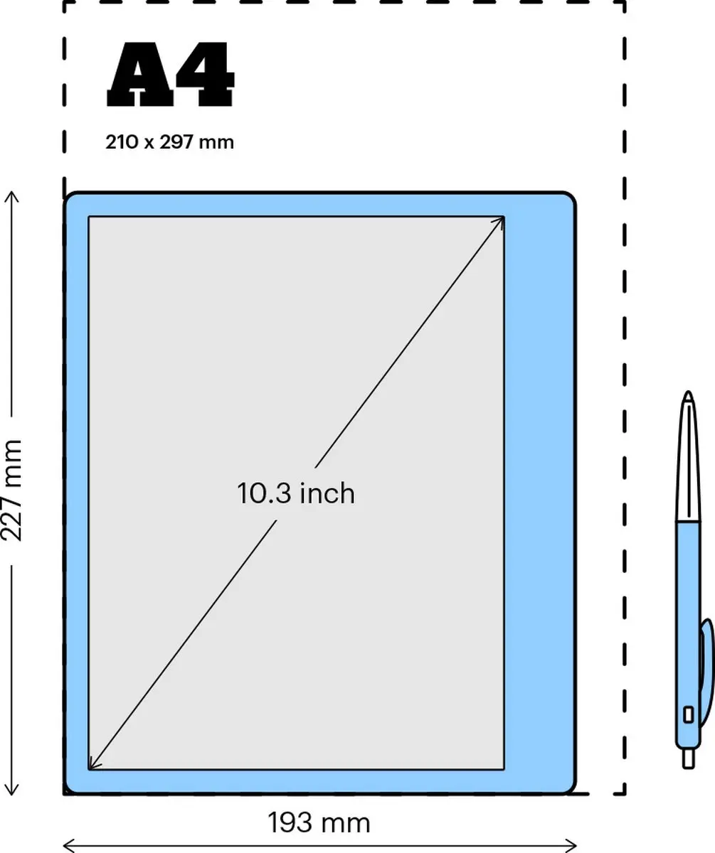 Kobo Elipsa 2E N605-KU-BK-K-BU E-reader - 10,3" - 32GB - Zwart
