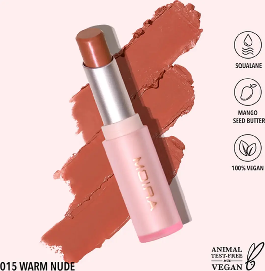 Moira Signature Lipstick 15 Warm Nude - 3,2 g