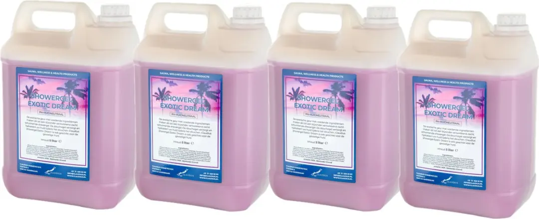Splashbox Cosmetics Claudius Douchegel Exotic Dream 5L