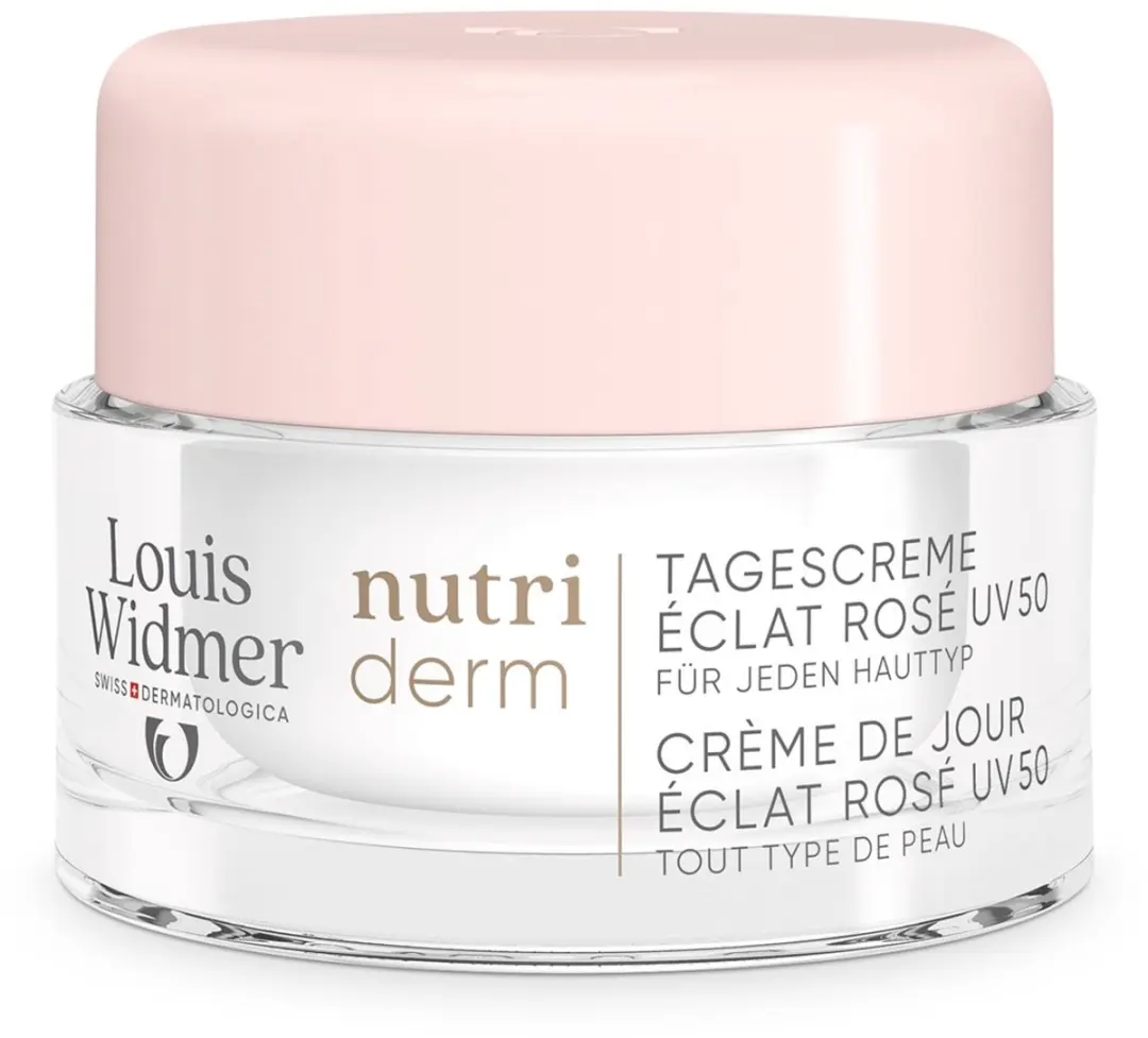 Louis Widmer Nutriderm Dagcrème Éclat Rosé UV SPF 50