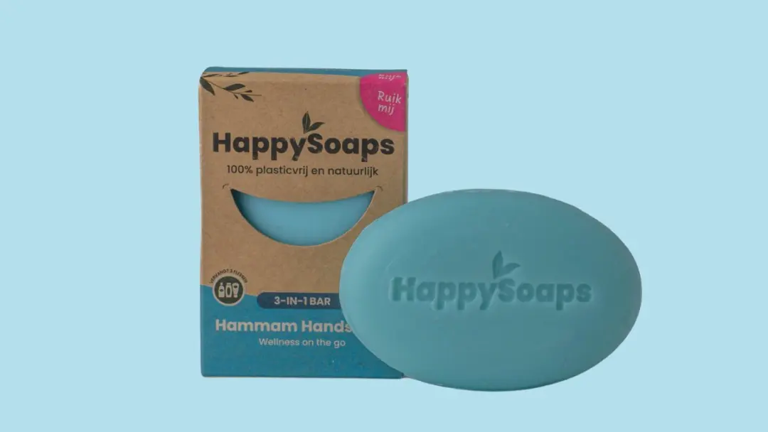 HappySoaps Hammam Handsome 3-in-1 Shampoo Bar - 2x70g