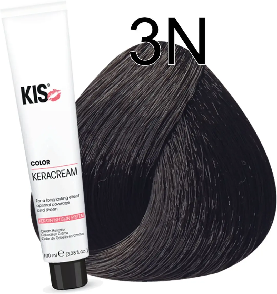 KIS Haarverf 3N Donkerbruin 100ml - Permanent Full Coverage