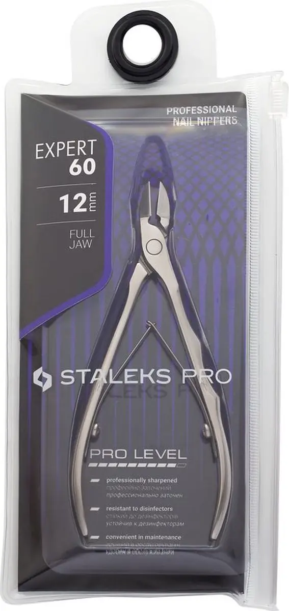 STALEKS Pro Expert 60 Nageltang - 12mm - Zilver
