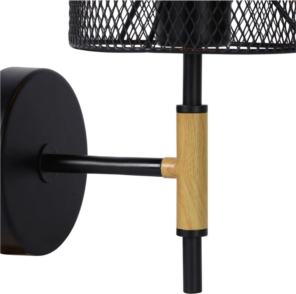 Lucide BASKETT Wandlamp E27 - Zwart