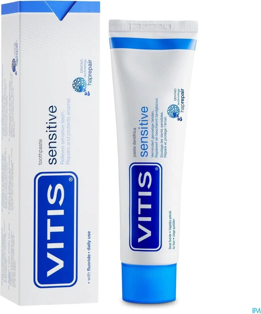 Vitis Tandpasta Sensitive 75ml