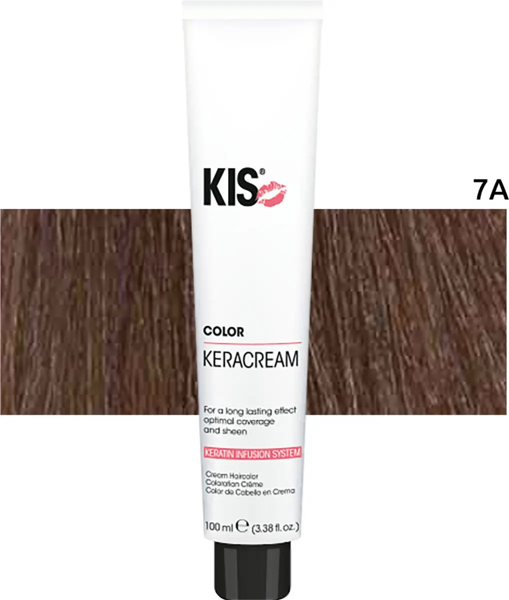 KIS Haarverf 7A Middel Asblond 100ml